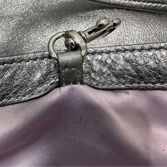 COACH Audrey Cinched North South Metallic Tote - Picture 13 of 16